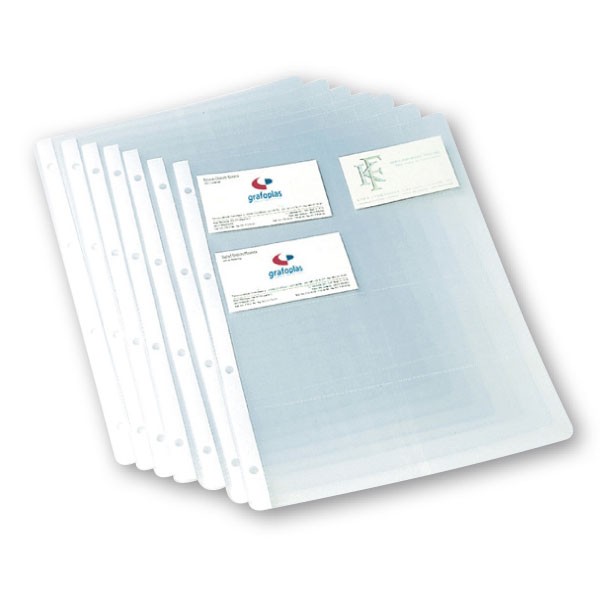 PAQUETE 10 FUNDAS PARA TARJETAS A4