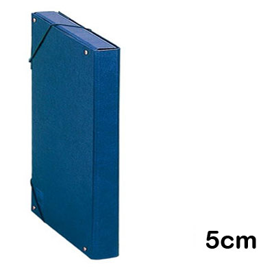 CAJA PROYECTO CARTON AZUL  5 CM.