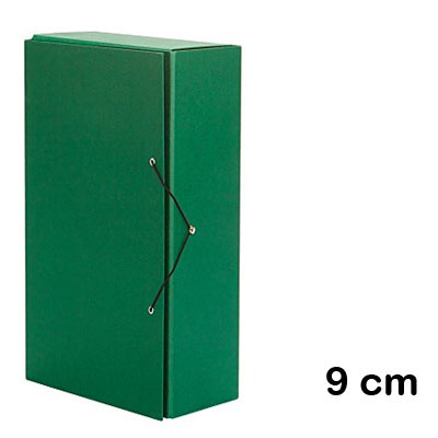 CAJA PROYECTO CARTON VERDE 9 CM.