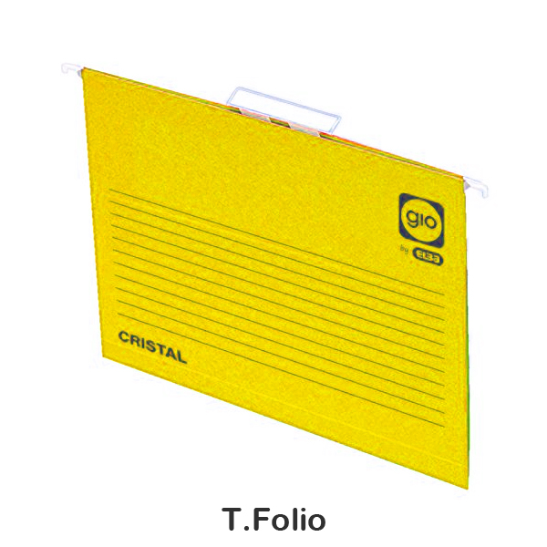 PACK 25 CARPETAS COLGANTES FOLIO AMARIL