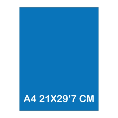 PAQUETE 50H.CARTULINA A4 185G AZUL CLAR