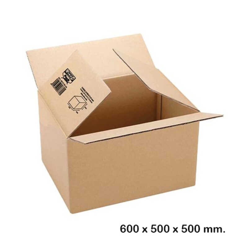 CAJA CARTON DOBLE 5+3MM 600X500X500