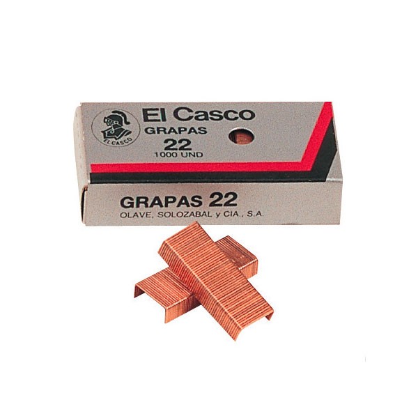 GRAPAS GALVANIZADAS OFICINA 22/6 CASCO