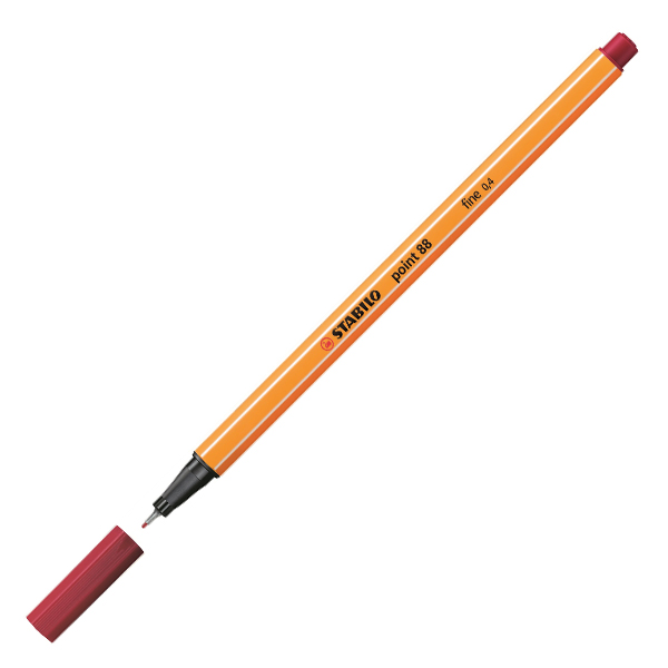 ROTULADOR POINT 88 ROJO CARMESI