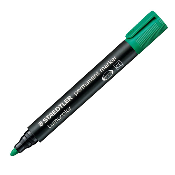 ROTULADOR PERMANENTE P/REDONDA VERDE
