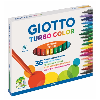 CAJA 36 ROTULADORES TURBO COLOR C/VARIO