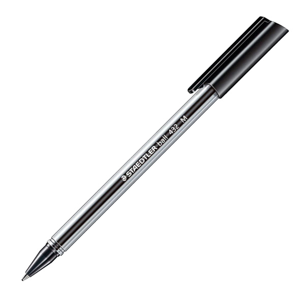 BOLIGRAFO CON CAPUCHON Y CLIP BALL NEGR