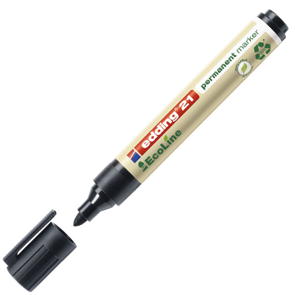 ROTULADOR PERMANENTE ECO 21 NEGRO