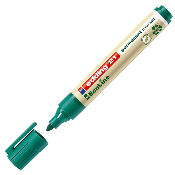ROTULADOR PERMANENTE ECO 21 VERDE