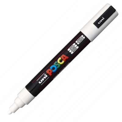 ROTULADOR POSCA MEDIUM 5MM BLANCO