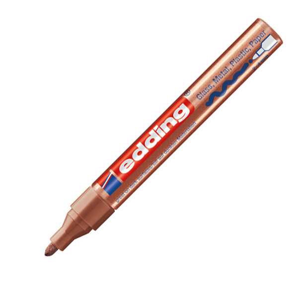 ROTULADOR PERMANENTE EDDING 751 COBRE