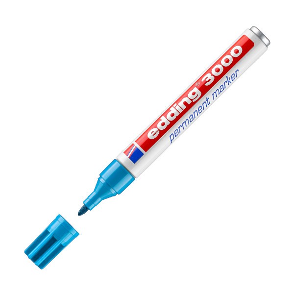 ROTULADOR PERMAN. EDDING 3000 AZUL CLAR