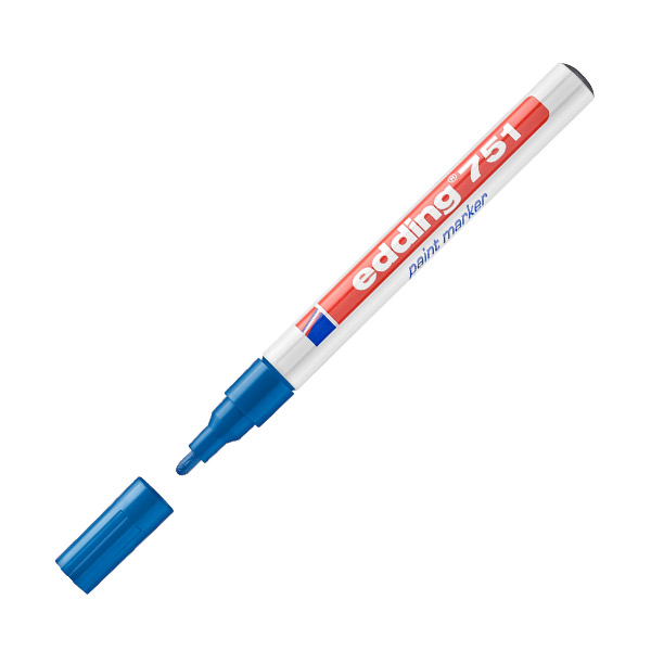 ROTULADORES TINTA OPACA EDDING AZUL