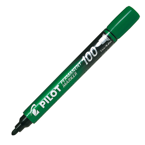 ROTULADOR PERMANENTE SCA-100  VERDE