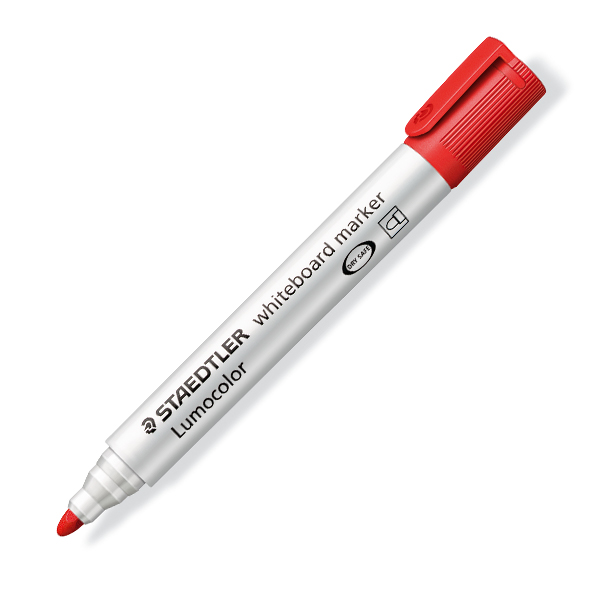 ROTULADOR PIZARRA P/CONICA 2MM ROJO