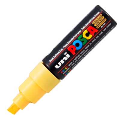 ROTULADOR POSCA BOLD 8MM AMARILLO