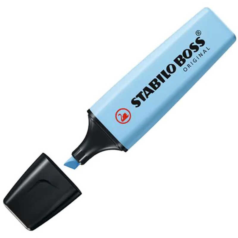 ROTULADOR FLUO STABILO AZUL VENTOSO PAS