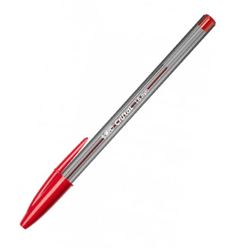 BOLIGRAFO BIC CRISTAL LARGE 1'6MM ROJO