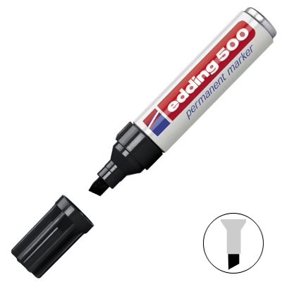 ROTULADOR EDDING  500 NEGRO