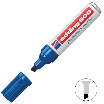 ROTULADOR EDDING  500 AZUL