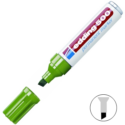 ROTULADOR EDDING  500 VERDE