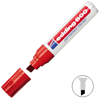 ROTULADOR EDDING 800 ROJO