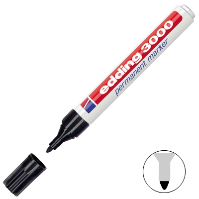 ROTULADOR EDDING 3000 NEGRO