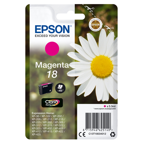 CARTUCHO EPSON T1803 MAGENTA