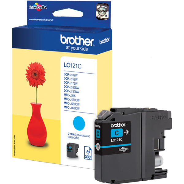 CARTUCHO INK-JET BROTHER LC121CBP CYAN