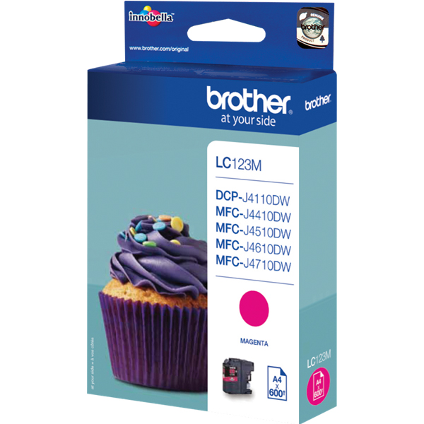 CARTUCHO BROTHER LC123MBP MAGENTA