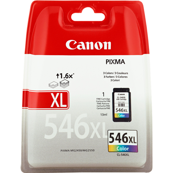 CARTUCHO CANON CL-546XL TRES COLORES