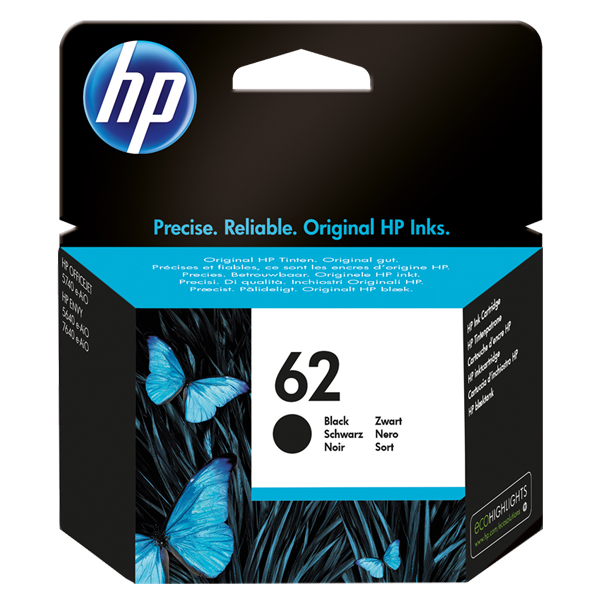 CARTUCHO HP 62 NEGRO