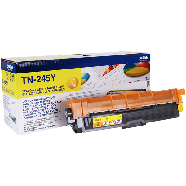 TONER BROTHER TN-245Y AMARILLO 2000H.