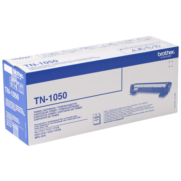 TONER BROTHER TN-1050 NEGRO 1000H.