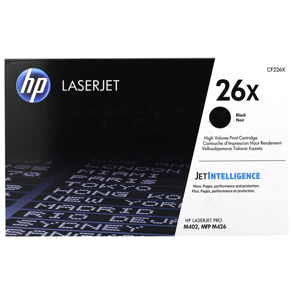 TONER LASER HP CF226X A/CAPACIDAD NEGRO