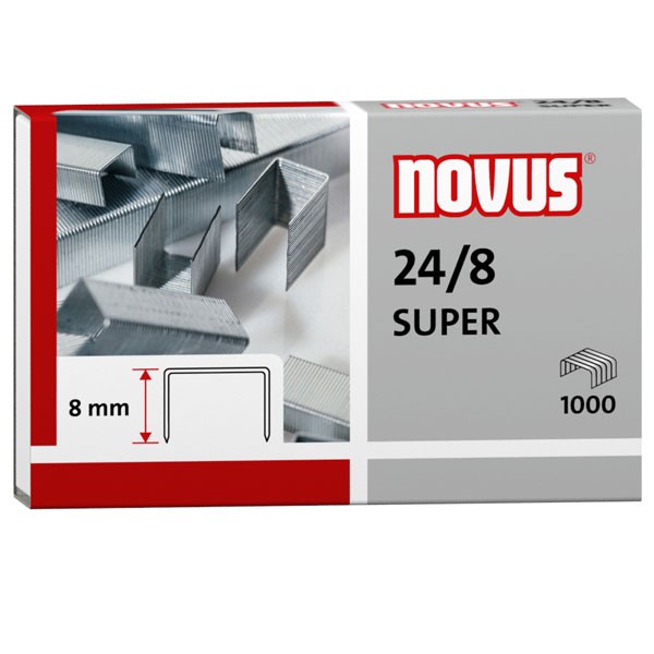 GRAPAS GALVANIZADAS 24/8 NOVUS 1000U