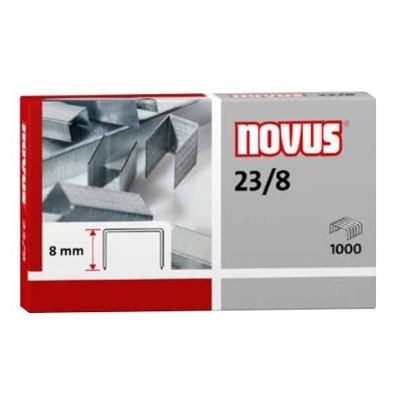 CAJA 1000 GRAPAS 23/8 NOVUS 50 HOJAS