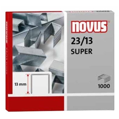 CAJA 1000 GRAPAS 23/13 NOVUS 100 HOJAS