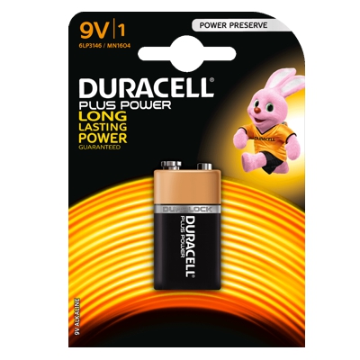 PILA 9V. 9V-PLUS (BLISTER 1U.)DURACELL