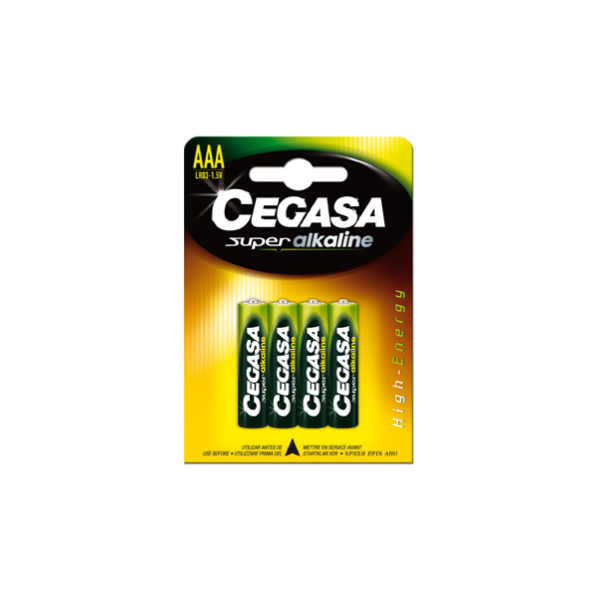 BLISTER 4 PILAS CEGASA LR03 AAA