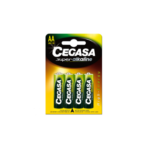 BLISTER 4 PILAS CEGASA LR6 AA