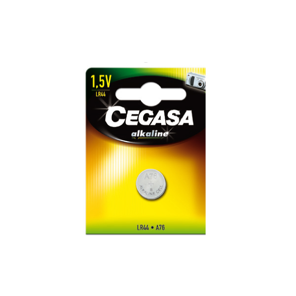 PILA BOTON LR44 1'5V ALCALINA CEGASA