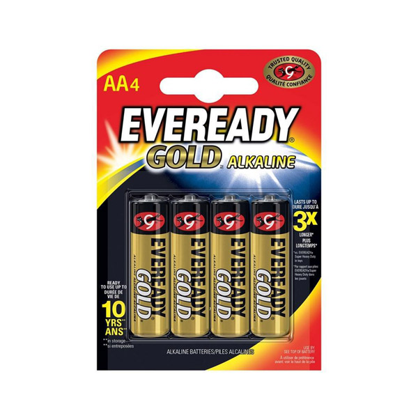 BLISTER 4 PILAS ALCALINAS ENERGIZER LR6