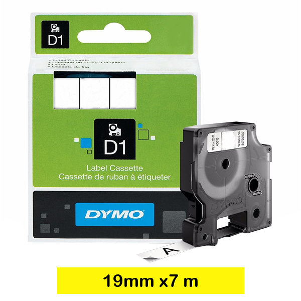 CINTA DYMO 2000 19MMX7M NEGRO/AMARILLO