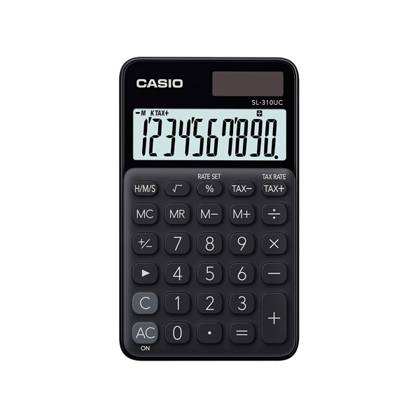 CALCULADORA CASIO SL-310UC-BK NEGRO
