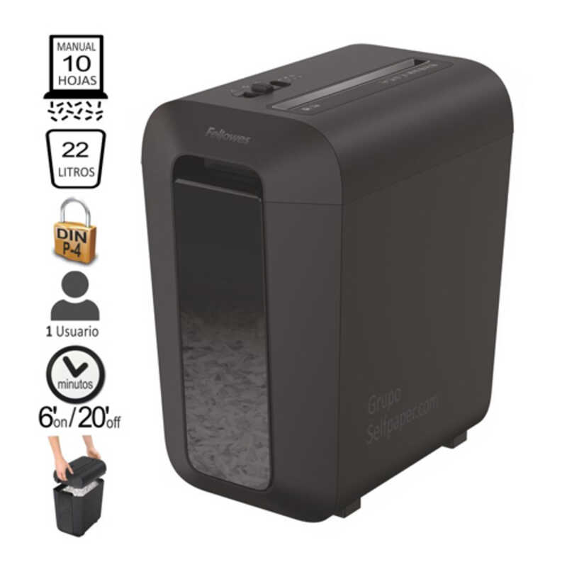 DESTRUCTORA FELLOWES LX65 PARTICULAS