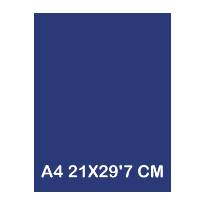 TAPAS CARTULINA A4 185GR AZUL ULTRAMAR
