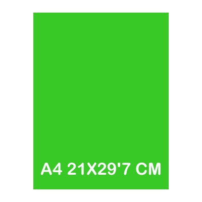 TAPAS CARTULINA A4 185GR VERDE BILLAR