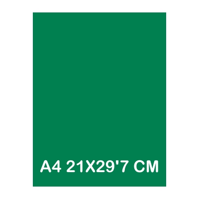 TAPAS CARTULINA A4 185GR VERDE ABETO