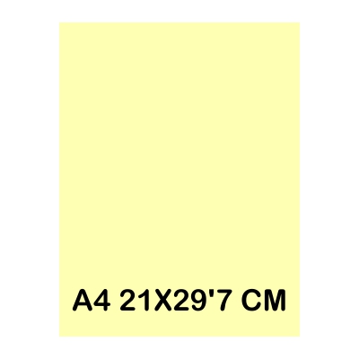 TAPAS CARTULINA A4 185GR CREMA